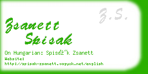 zsanett spisak business card